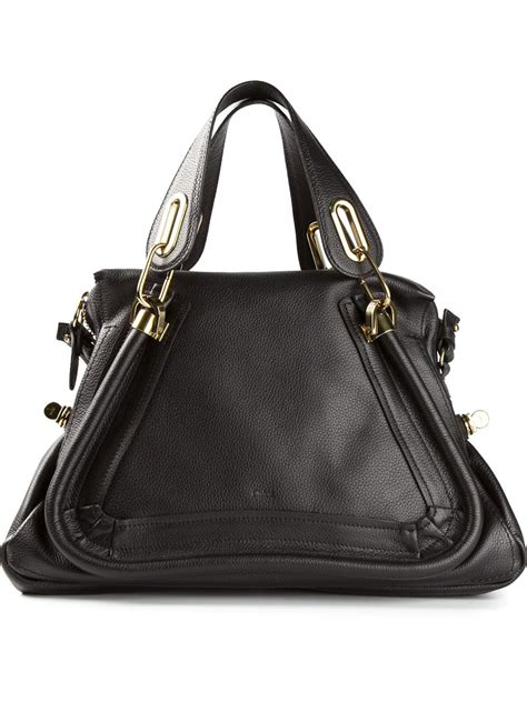 chloe paraty bag medium black|chloe paraty medium.